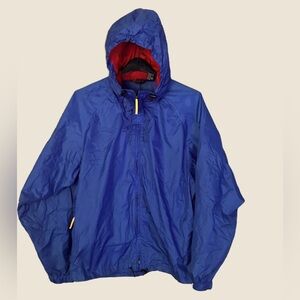 Bellwether Running Jacket with Hood Size M 2-zipper pockets & adj hood & waist